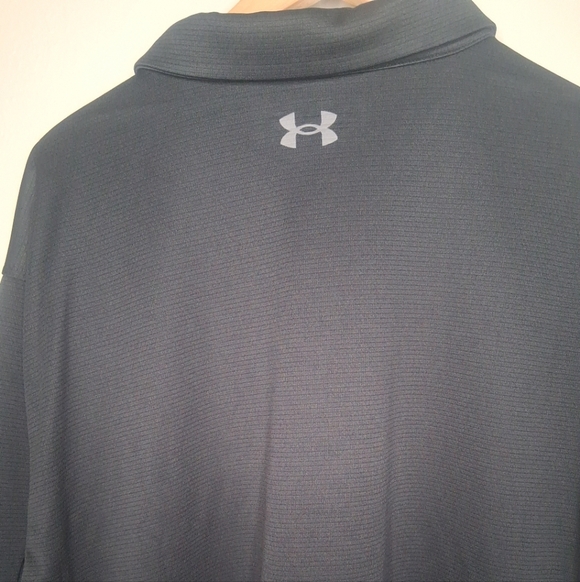 Under Armour Men's Tech Polo Shirt Black Classic 4XL - Picture 9 of 16